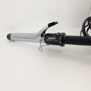 Conair Instant Heat 1" Curling Iron Tested Works With Hot Storage Travel Bag